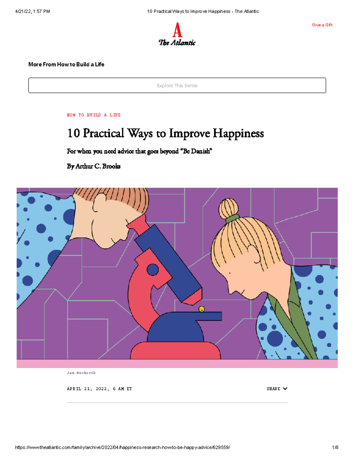 10 practical ways to improve happiness the atlantic more from how