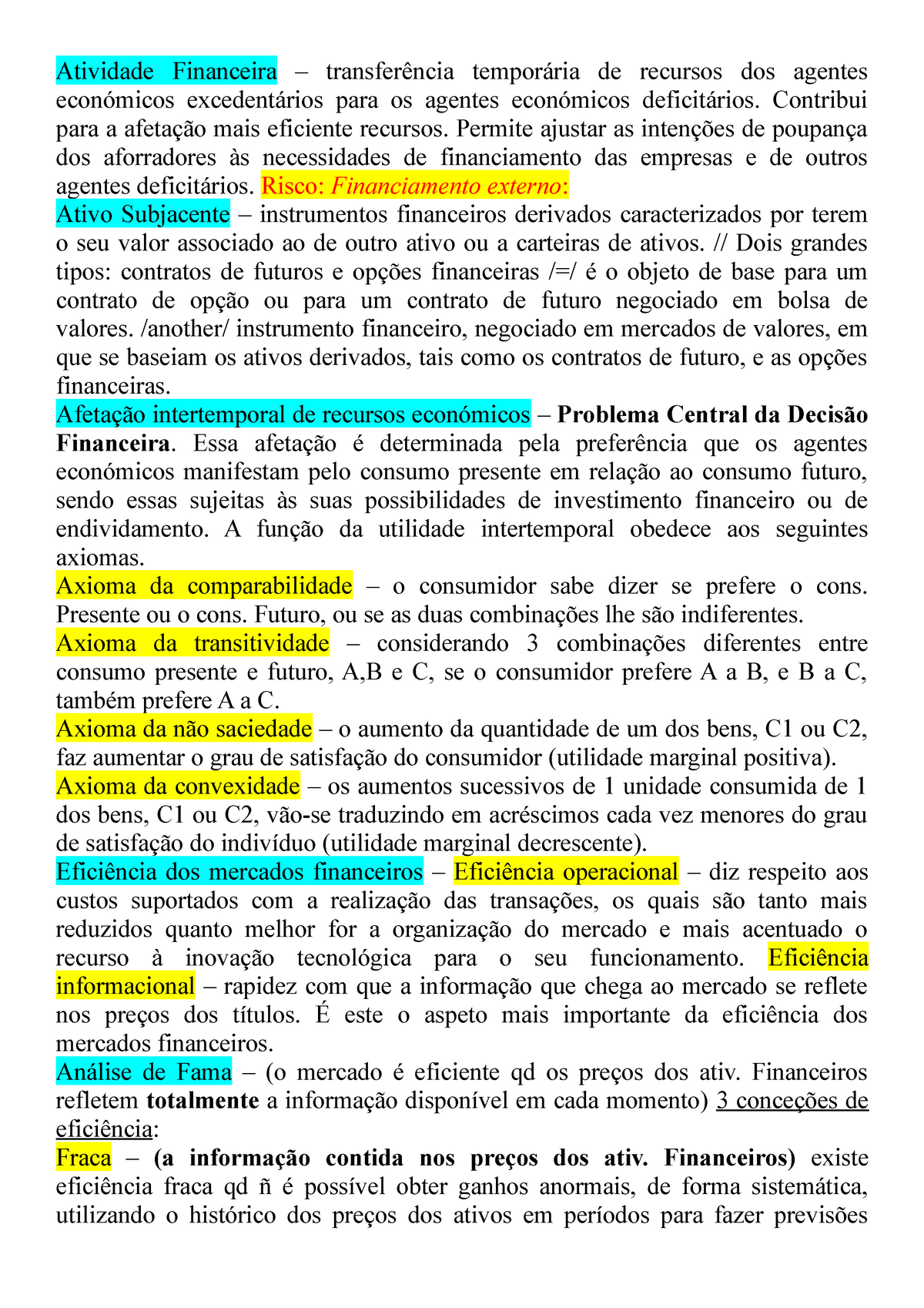 Economia Monetaria E Financeira Atividade Financeira Transferência Temporária De Recursos 6030