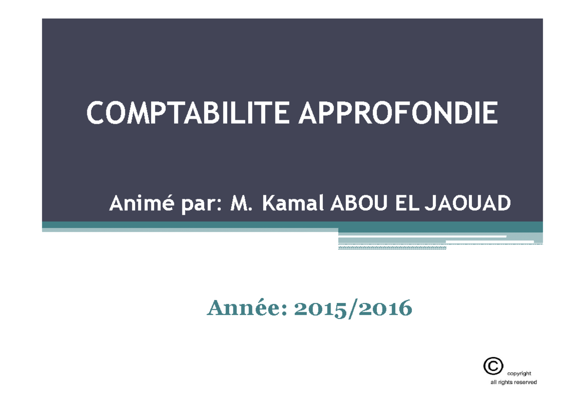 Comptabilit Approfondie Immobilisations.pdf;filename = UTF-8 ...