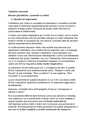 Teoria DEL Diritto - TEORIA GENERALE DEL DIRITO PARTE 1: DI COSA ...