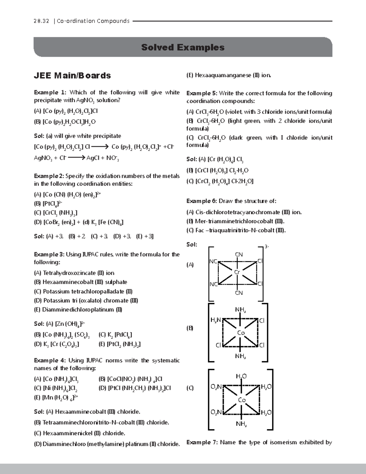 coordination compounds - 3 2 |Co-ordination Compounds Solved Examples ...