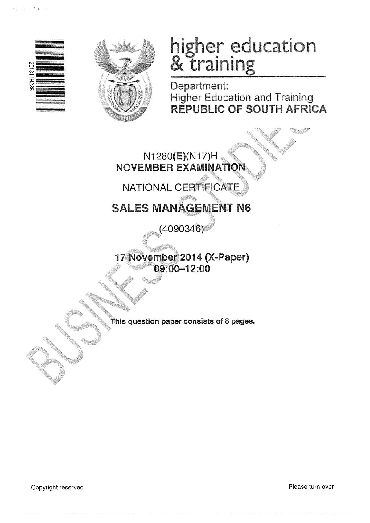 sales management assignment n6