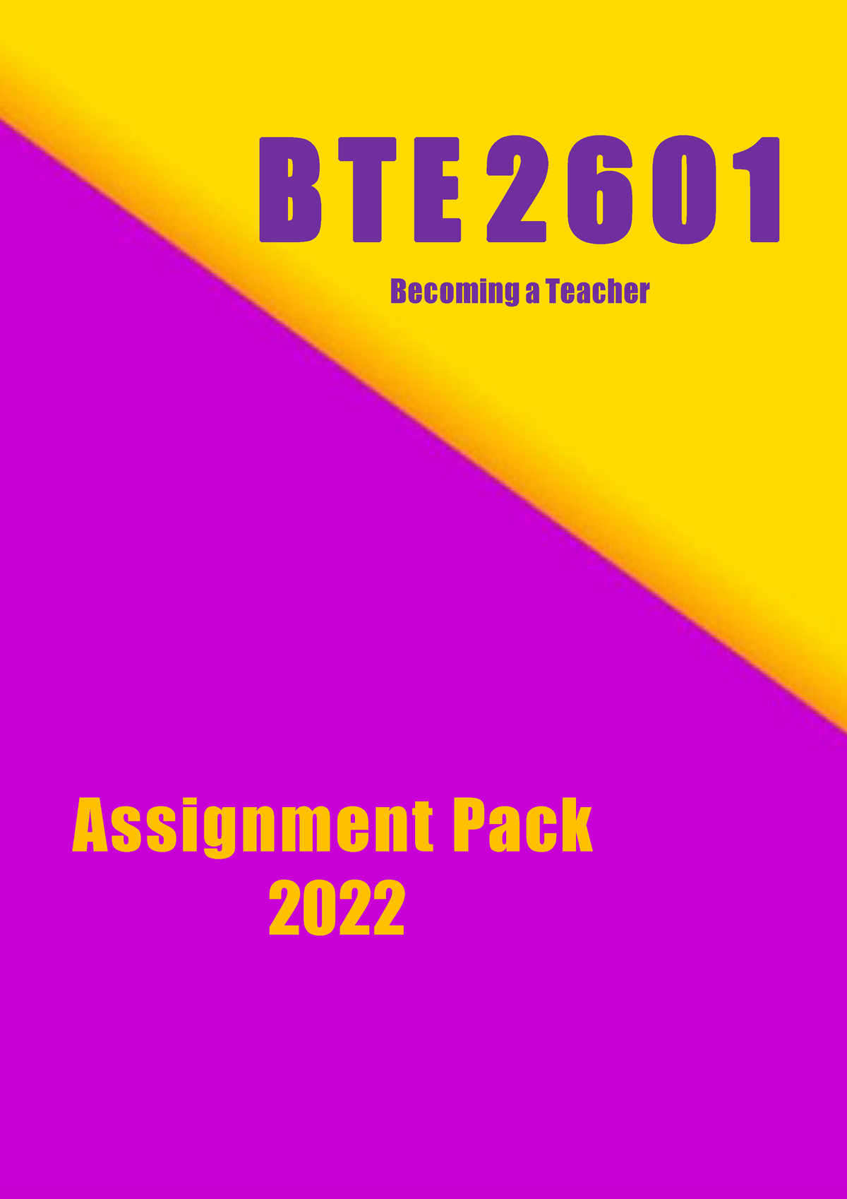 bte2601 assignment 4 answers 2023