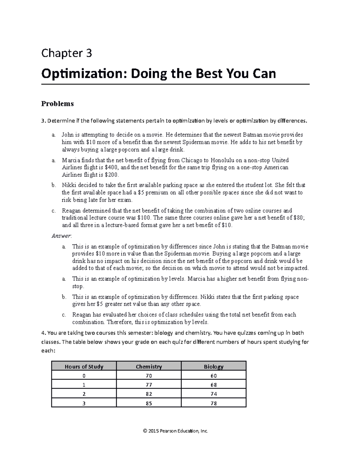 Chapter 03 Solutions - Tutorial Work From 2017 - Chapter 3 Optimization ...