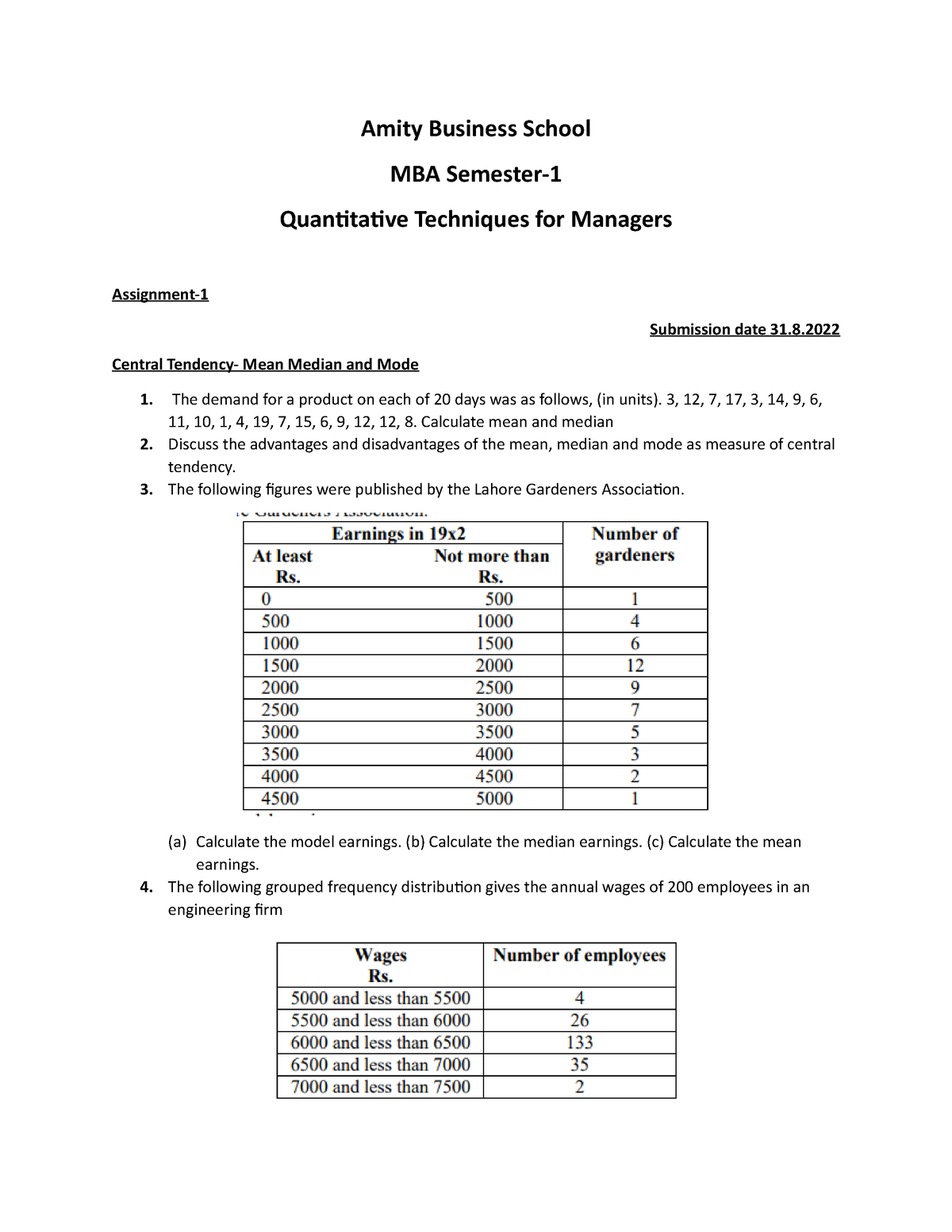 assignment problem in qt