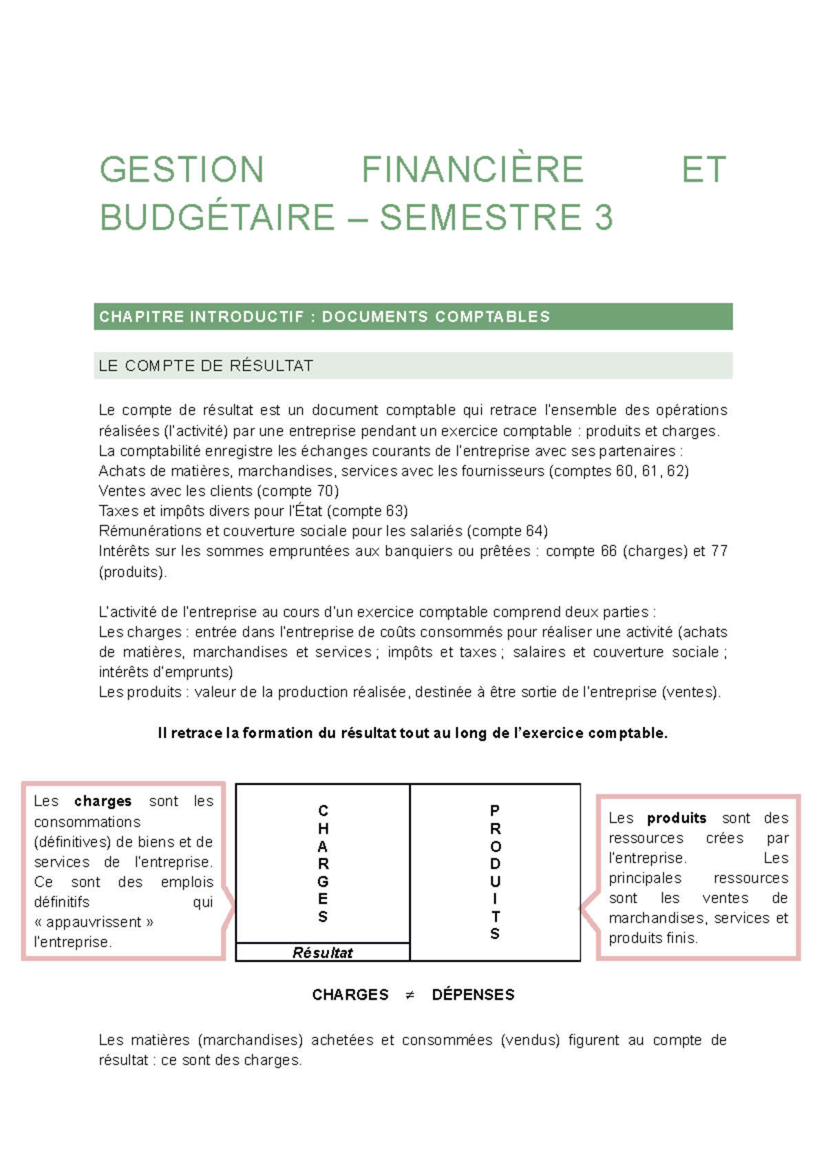 ComptabilitéDUTTC S3 - GESTION FINANCIÈRE BUDGÉTAIRE – SEMESTRE 3 ET ...