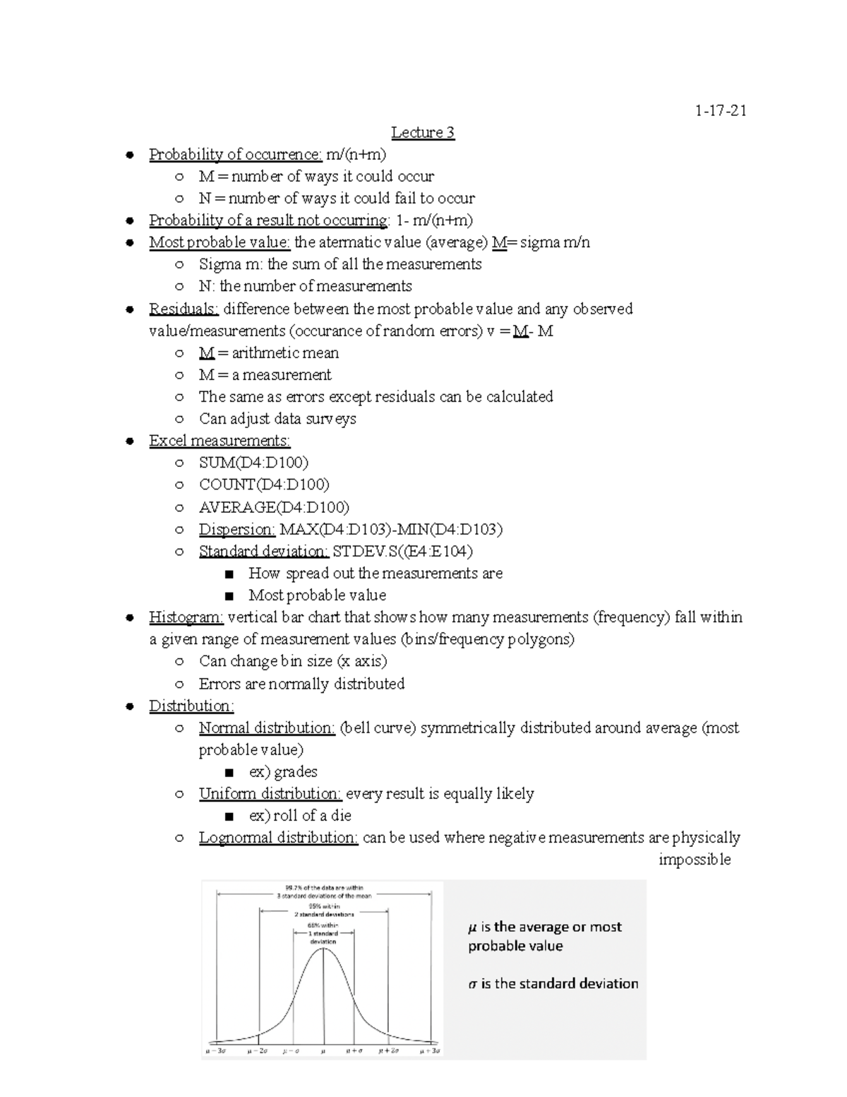 Chapter 3 3.9-3.17 Probability And Statistics - CE 210 - BSU - Studocu