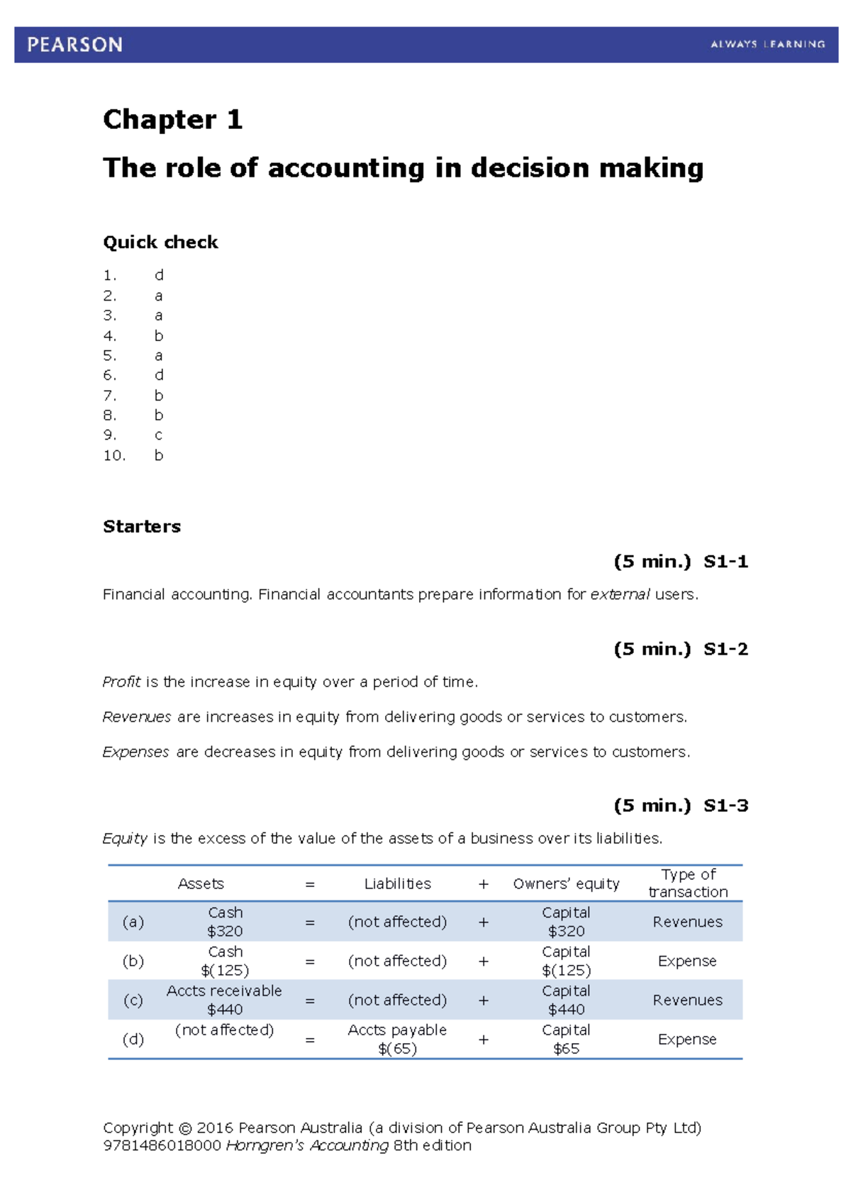 612072 bcca9b701 - Chapter 1 The role of accounting in decision making ...
