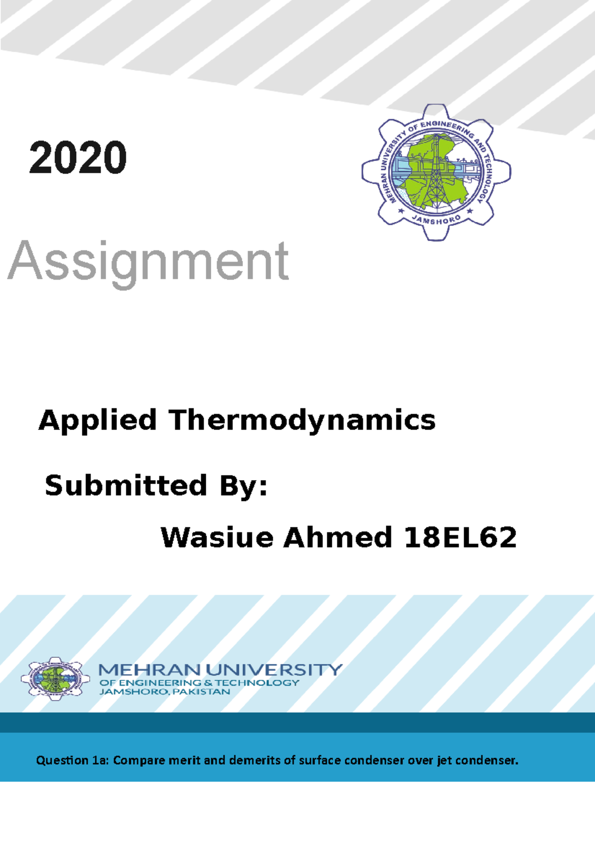 Thermodynamics Assignment Question 1a Compare merit and demerits of