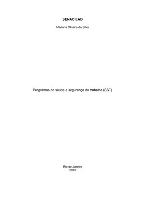 Etapa 04 - Senac EAD - Etapa 4 – Projeto Integrador II (relatório ...