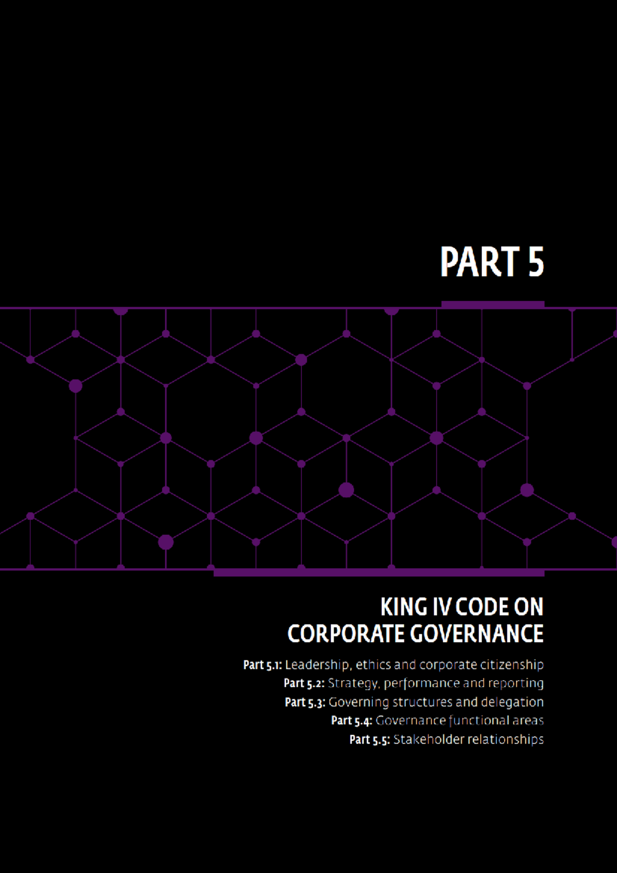 King IV Report - 1-3 Principles on ethics - ACCT221 - Studocu