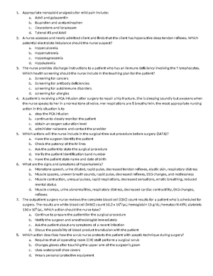 Chapter 11 Inflammation and Healing-medsurg questions - Chapter 11 ...