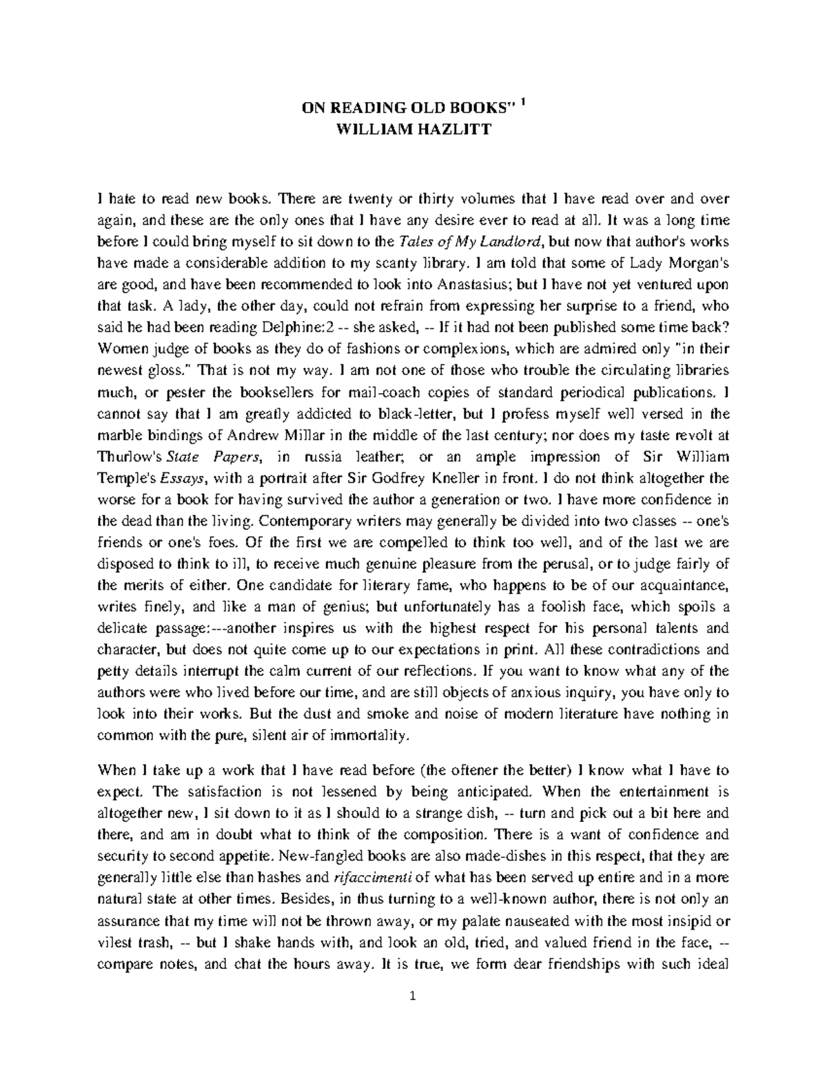 on-reading-old-books-william-hazlitt-essay-pdf-on-reading-old-books