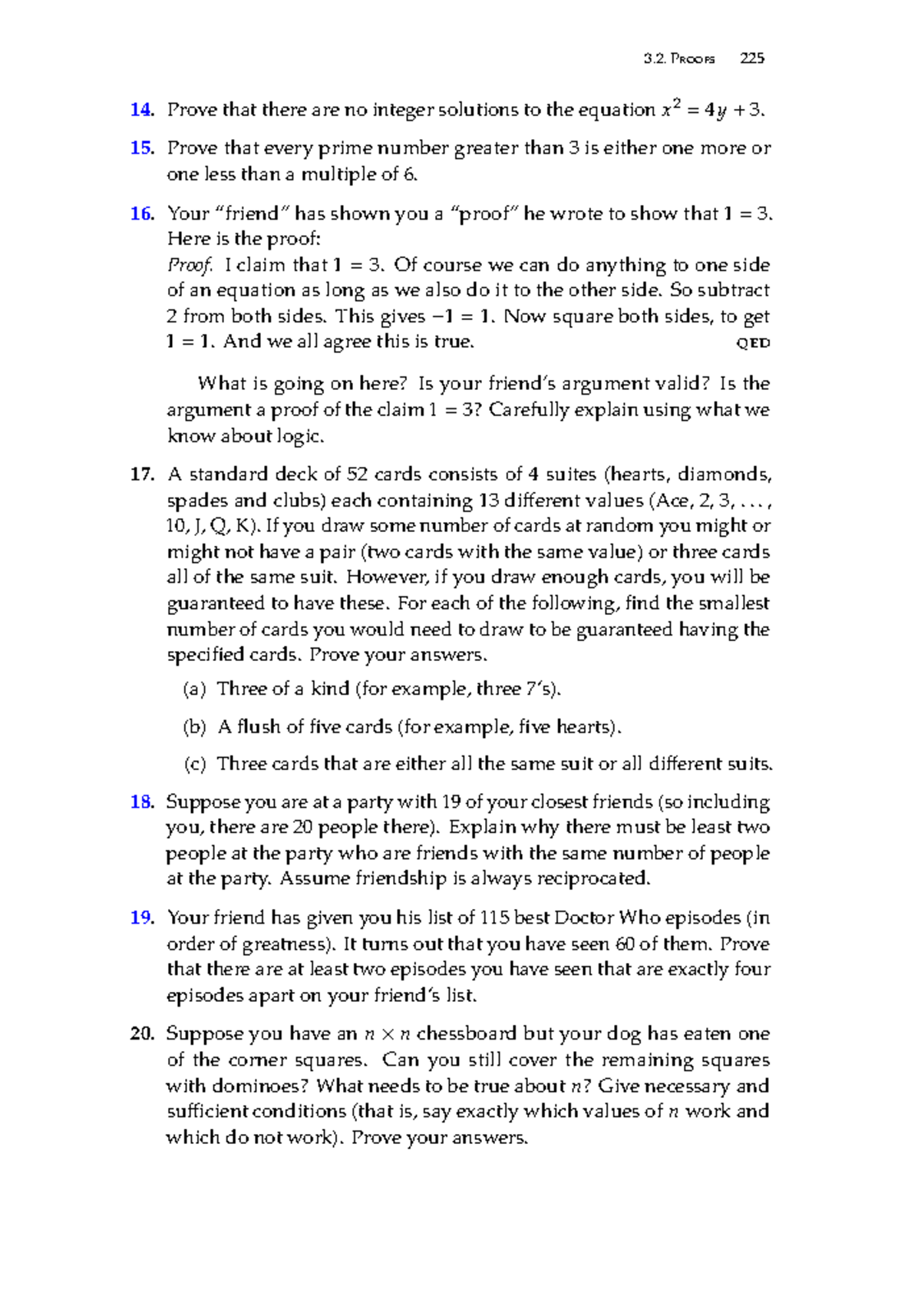 Discrete Mathematics-81 - Proofs 225 Prove That There Are No Integer ...