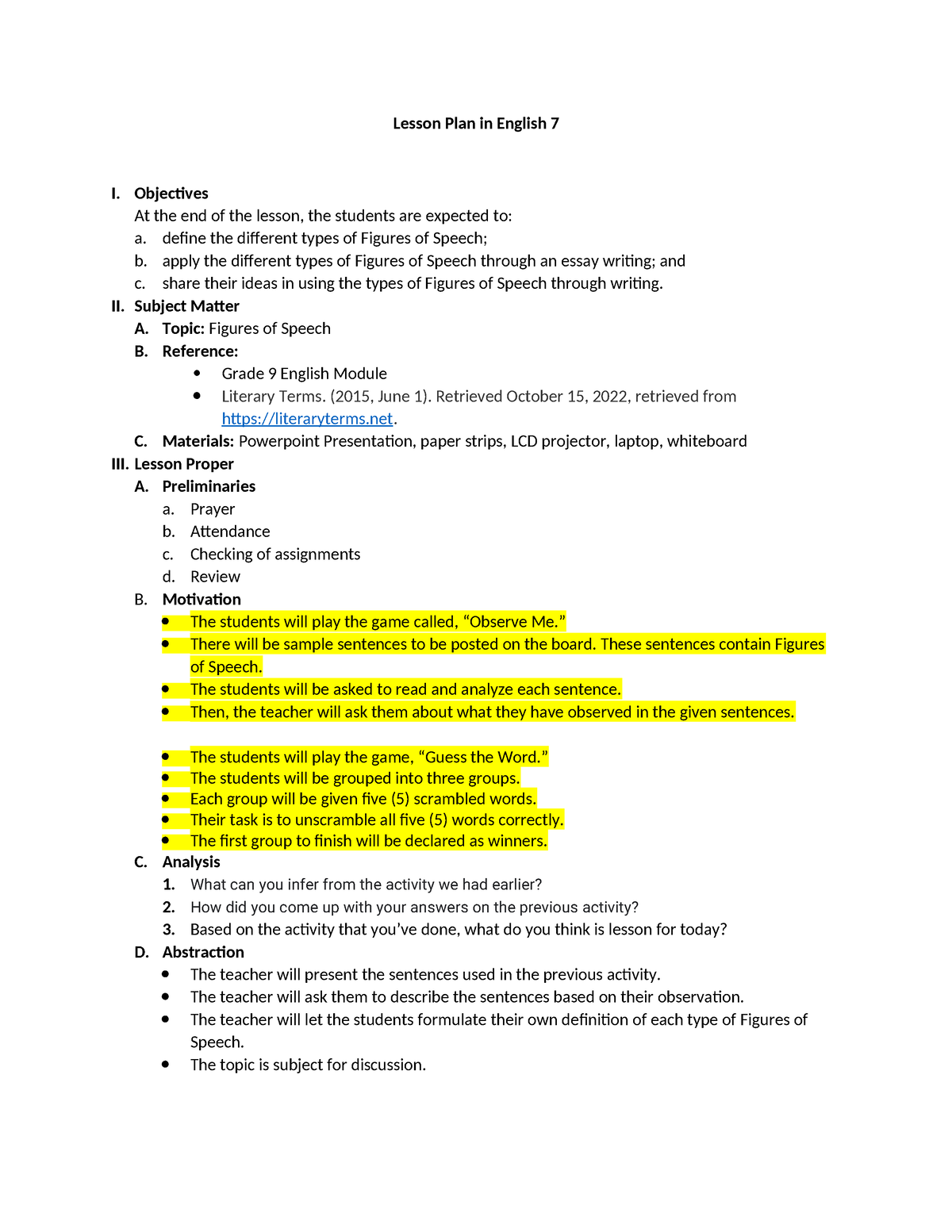 sample-lesson-plan-knkn-lesson-plan-in-english-7-i-objectives-at