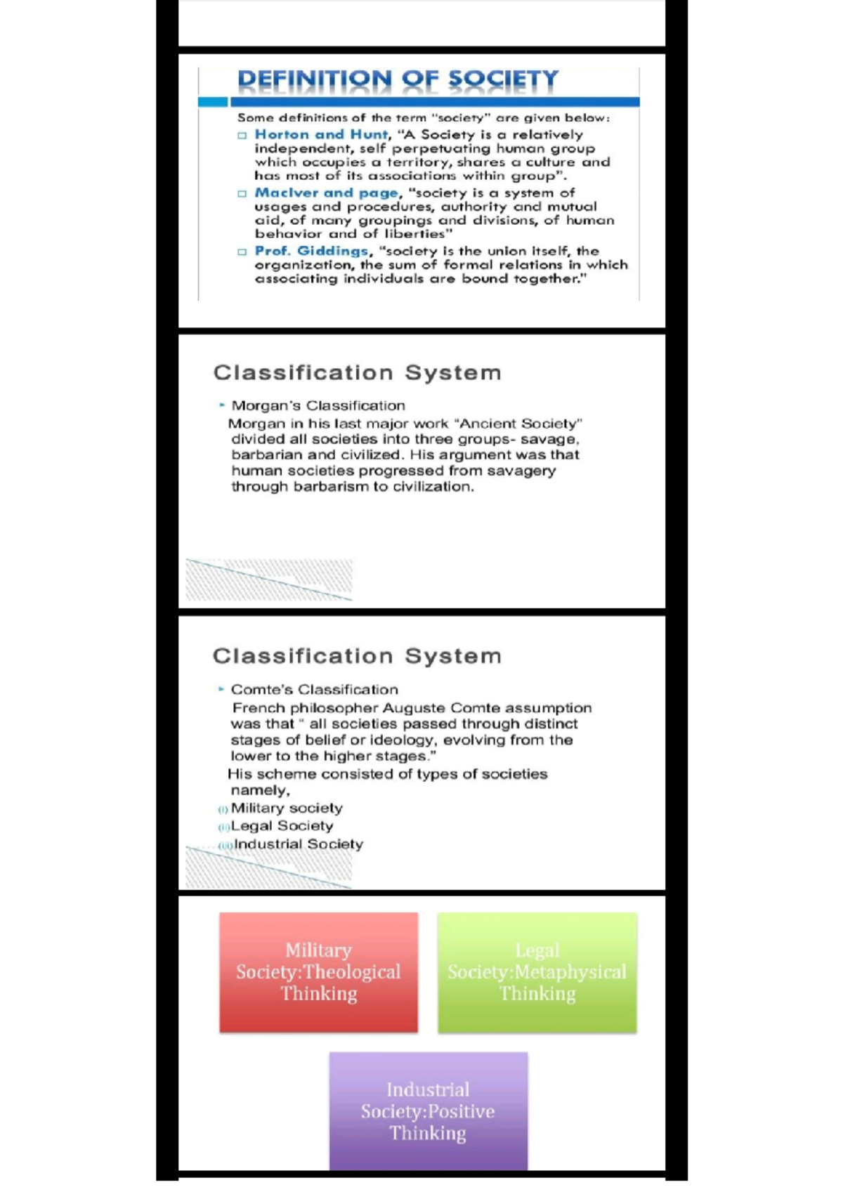 Society classification - BA sociology - Studocu