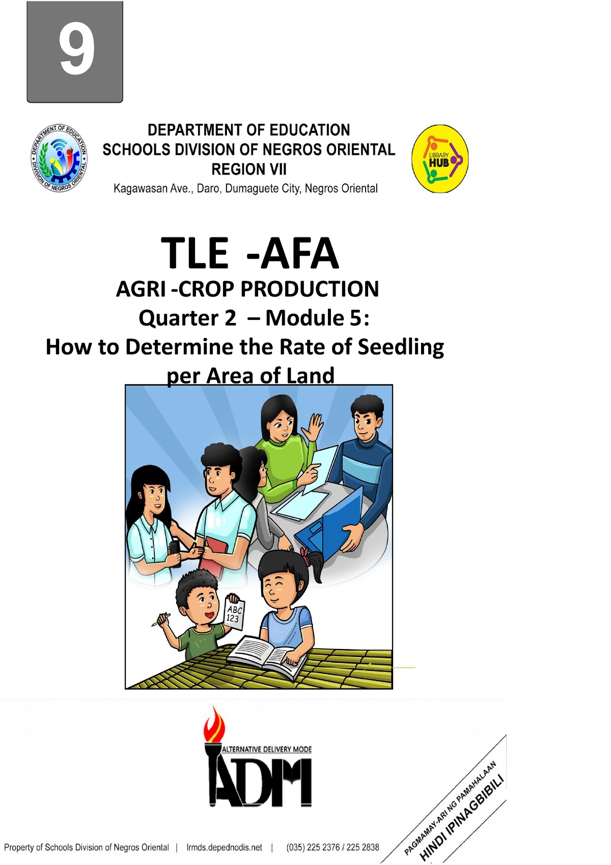 AFA Agri-Crop 9 Q2W5 - Planting - TLE -AFA AGRI -CROP PRODUCTION ...