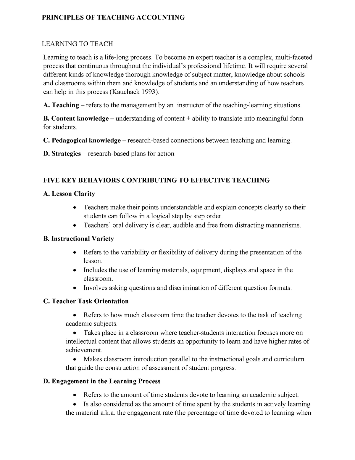 Principles of Teaching Module - PRINCIPLES OF TEACHING ACCOUNTING ...