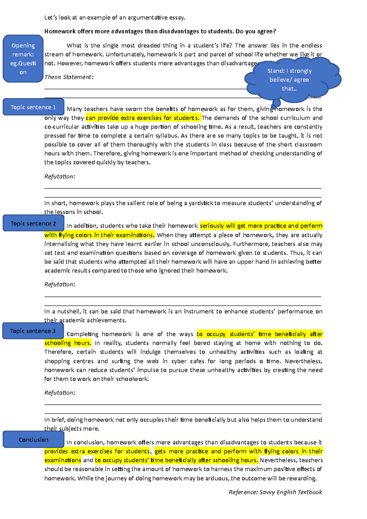 BIA2022- Sample OF Argumentative Essay - Let’s Look At An Example Of An ...