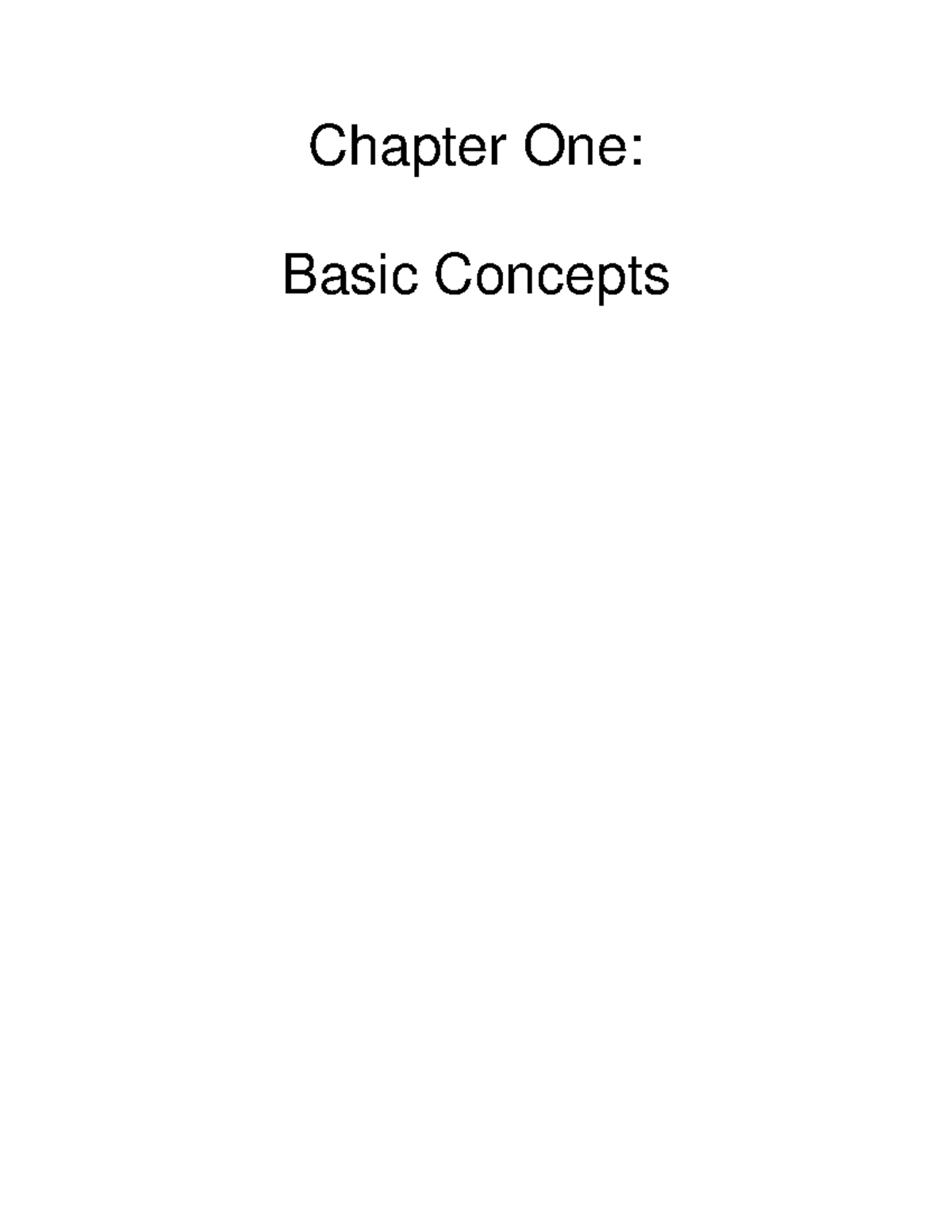 Basic concepts - Business Statistics - Chapter One: Basic Concepts 2 ...