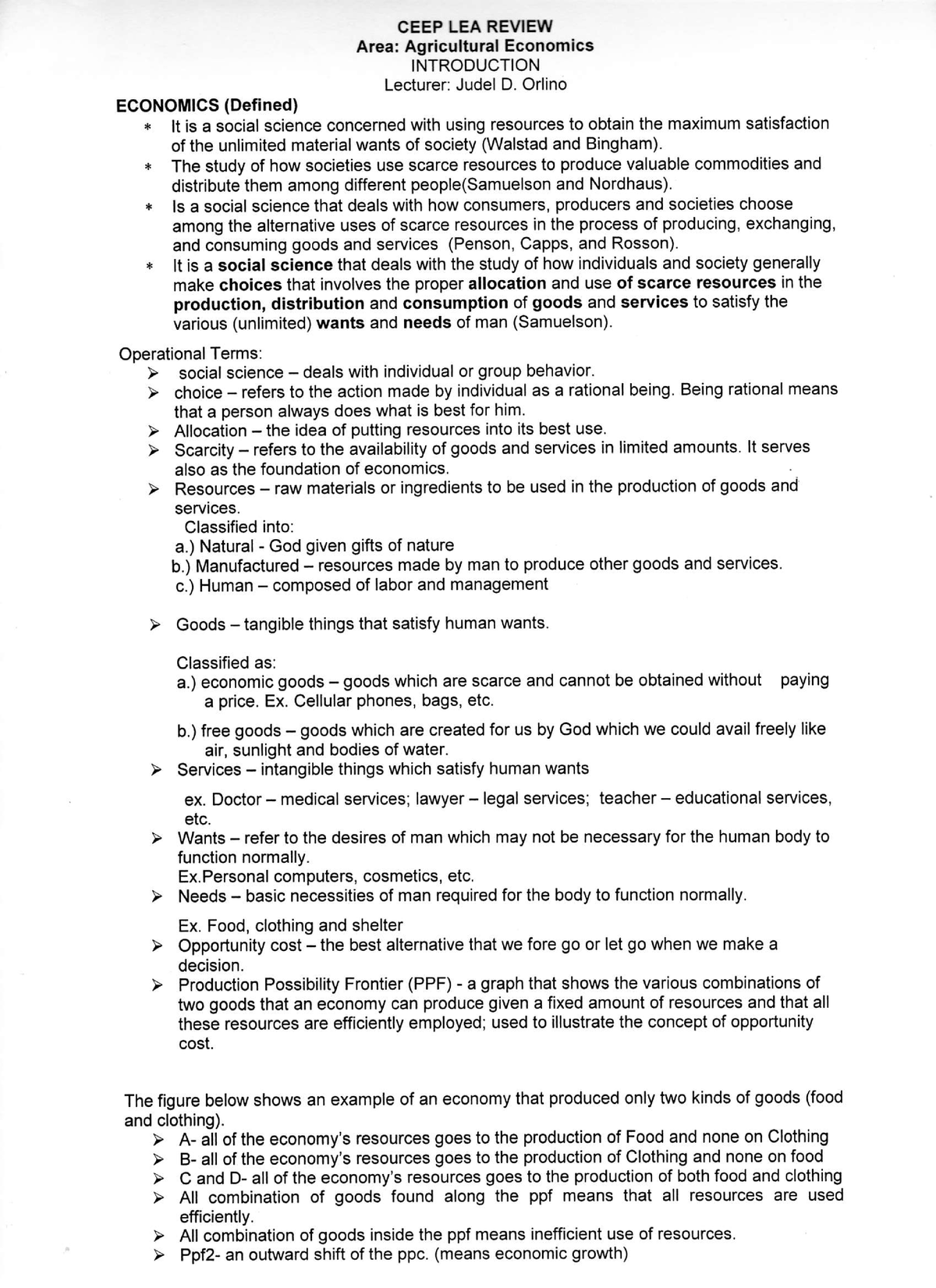 ROCK MECHANICS 101 - CEEP LEA REVIEW Area: Agricultural Economics ...