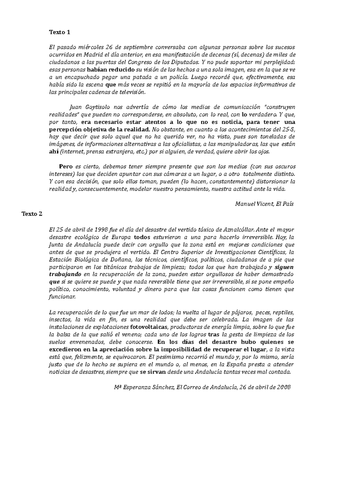 2º Bachiller Práctica - Resumen del vocabulario de Instrumental V ...