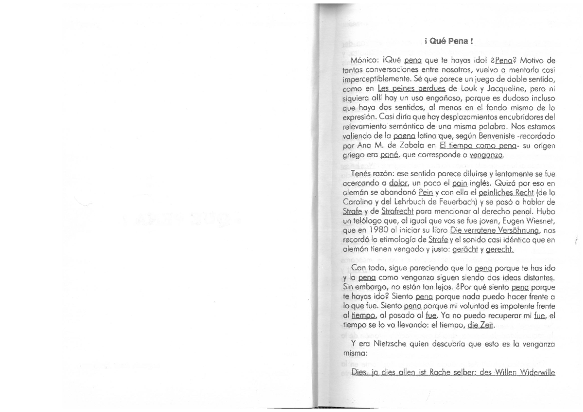 QUE PENA, Zaffa - ........... - i Qué Pena ! Mónica: iQué pena que te ...