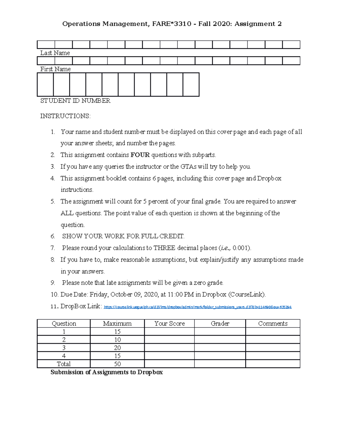 Assignment 2 - This assignment contains FOUR questions with subparts ...