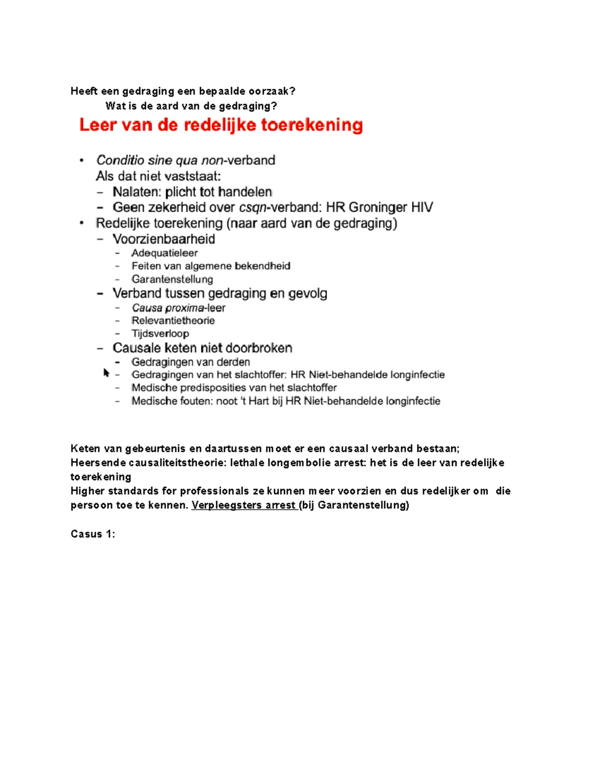 Stappenplan Strafproces Recht - Heeft Een Gedraging Een Bepaalde ...