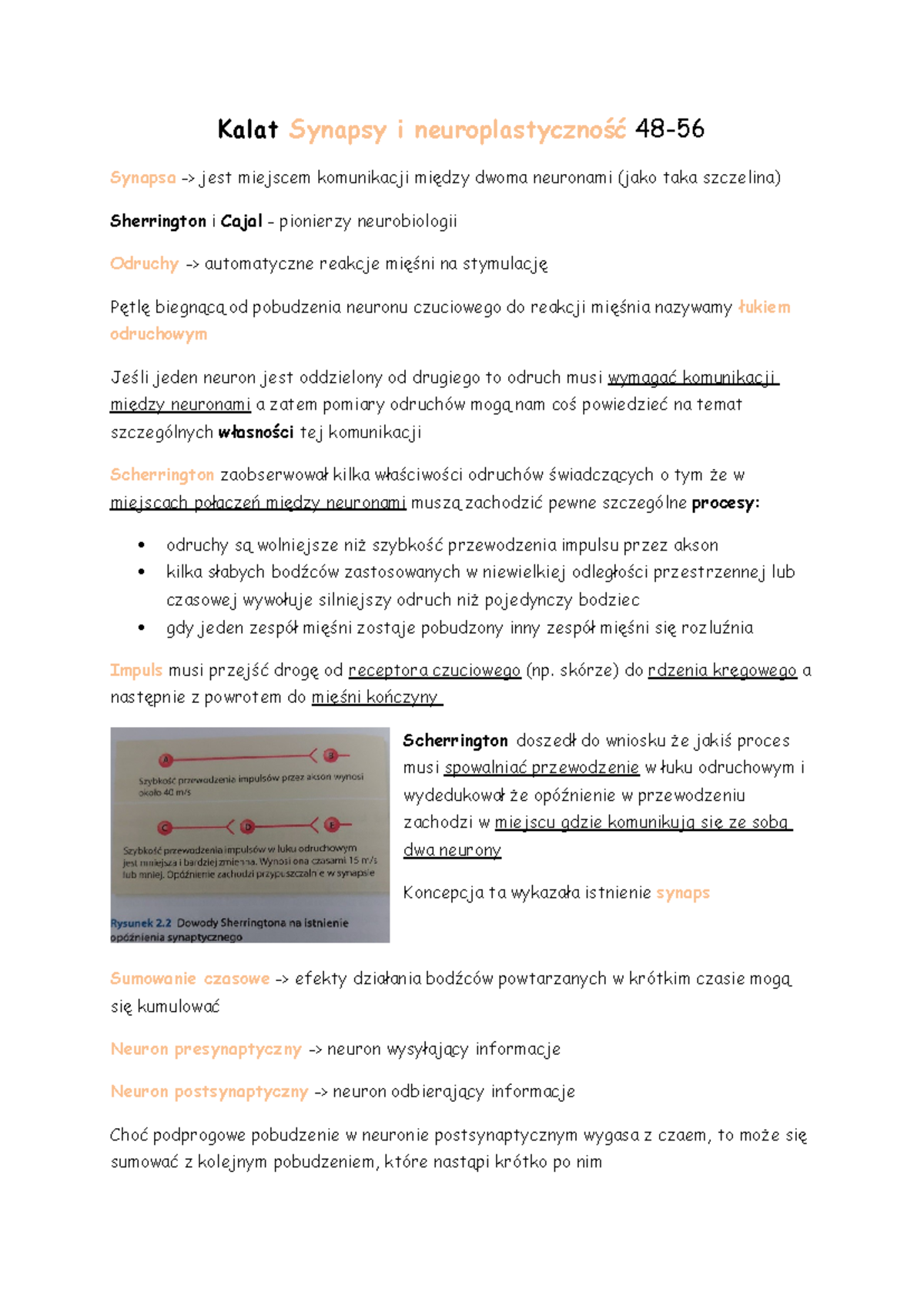 Kalat synapsy i neuroplastyczność 48-56 - Kalat Synapsy i ...