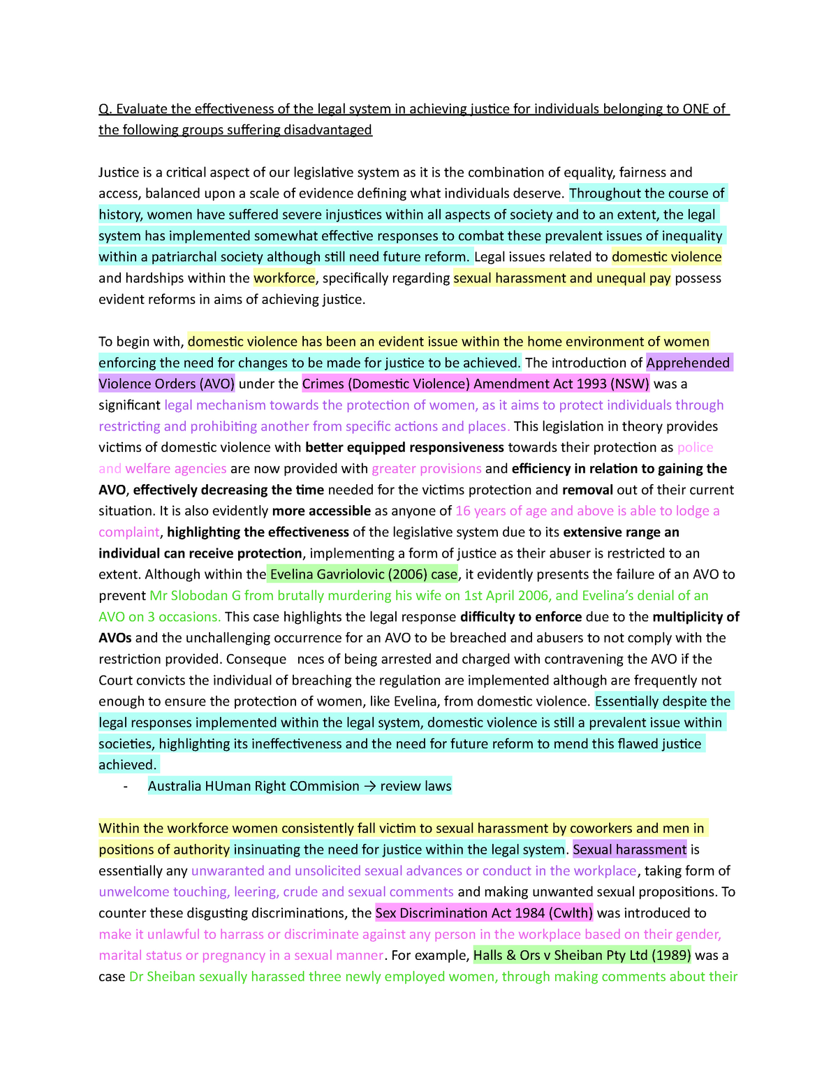 short essay on discrimination pdf