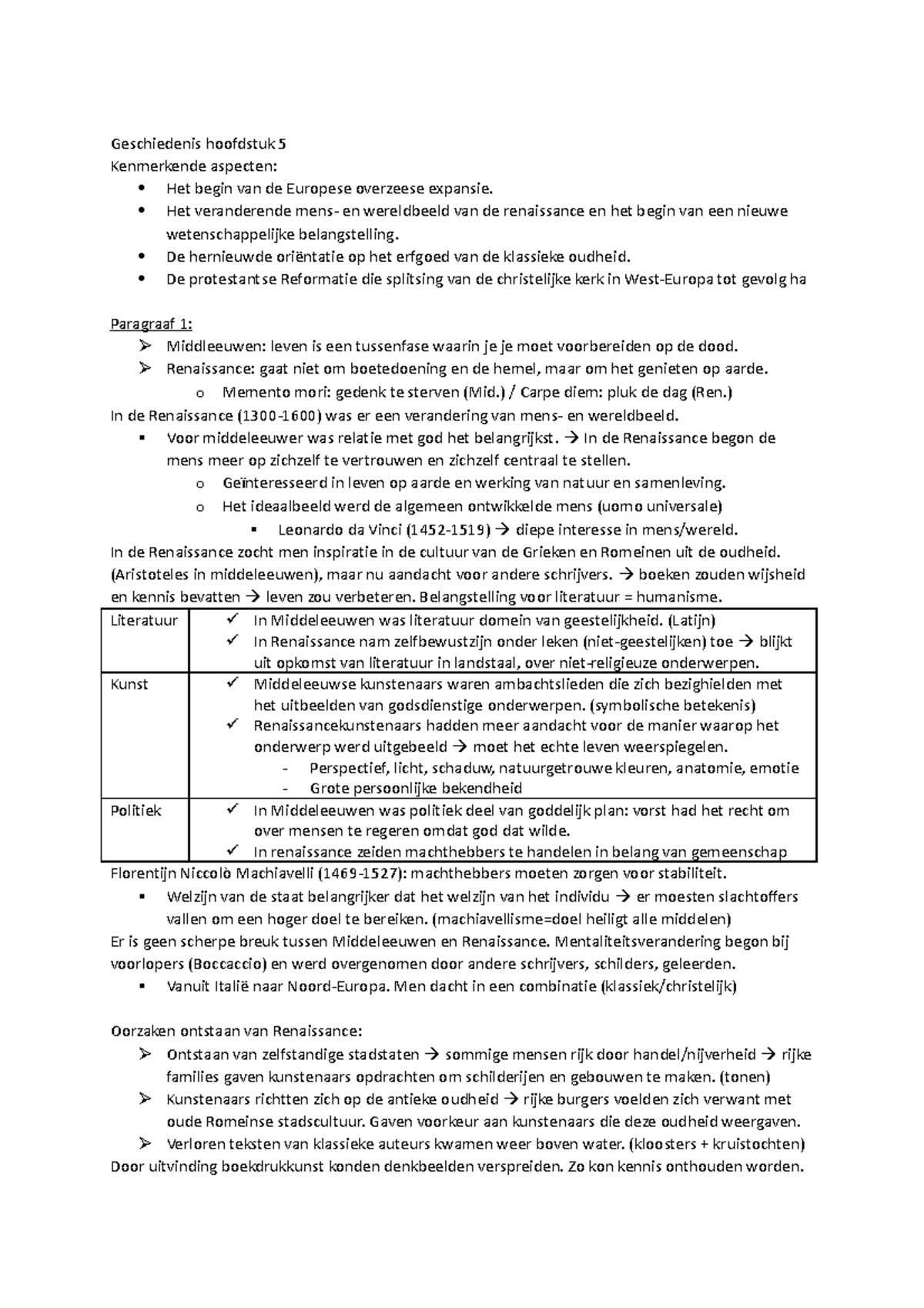 (gs) Hoofdstuk 5 Tm 10 (2) - Geschiedenis Hoofdstuk 5 Kenmerkende ...