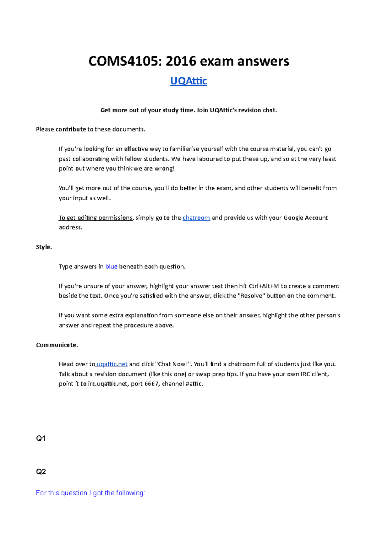 2016-exam-paper-exam-coms4105-2016-exam-answers-uqattic-get-more