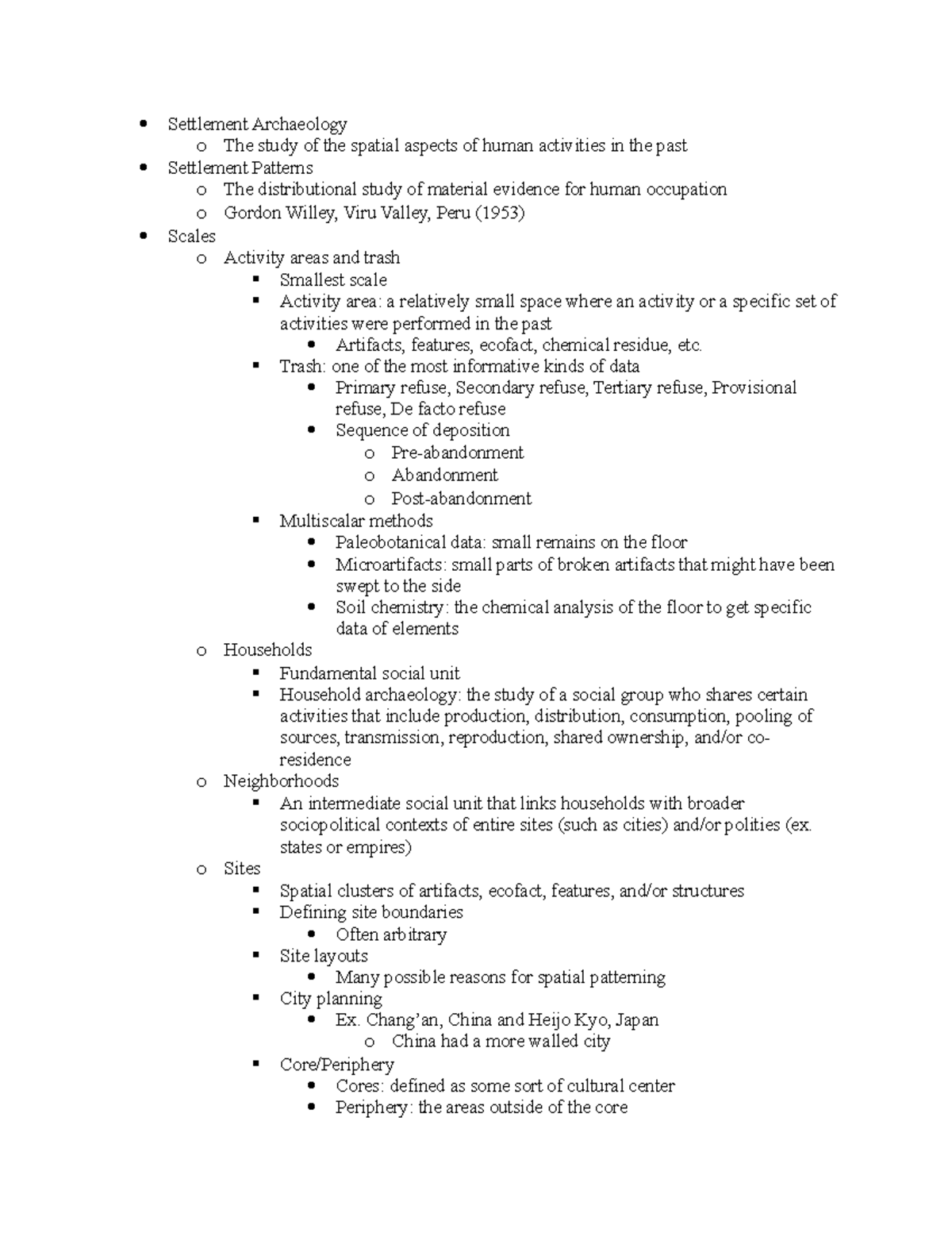 Settlement, Subsistence, and exchange 2:26:19-2:28:19 - Settlement ...