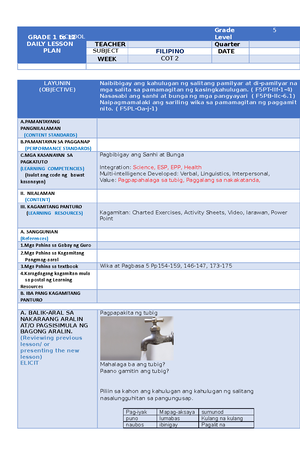SCI5 Q3 Module 1 - short - Science Quarter 3 – Module 1: Measuring ...