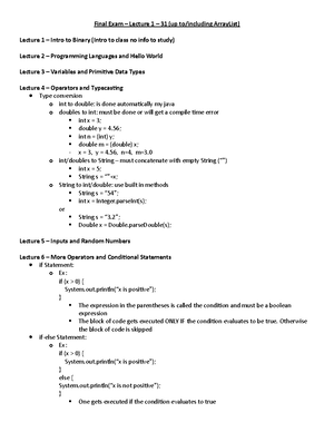 Comp 202 Fall 2020 Syllabus - Faculty of Science COMP 202 - Foundations ...