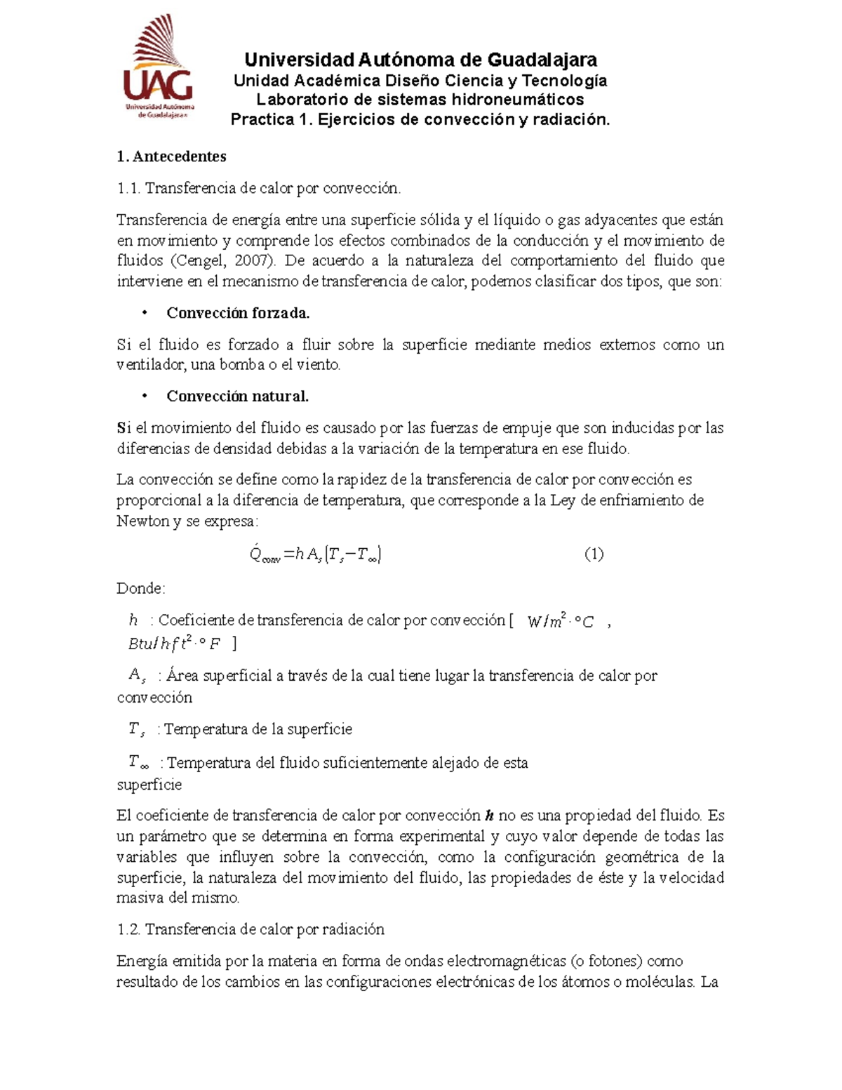 ciencia de la convección