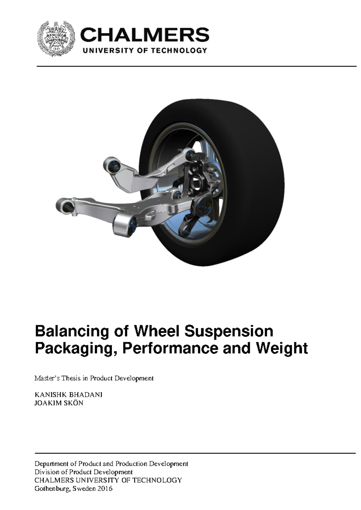 Examensarbete inom Product development (MPPDE) - Department of Product ...