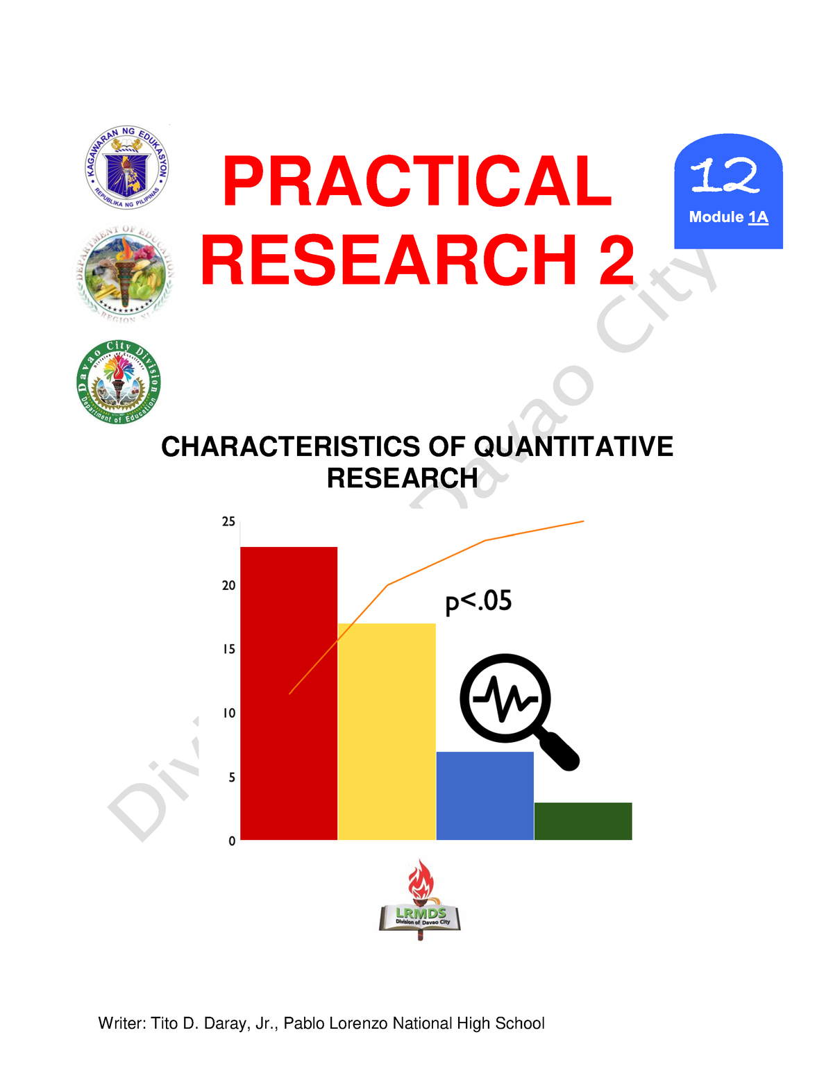 Practical Research 2 Week 1 Module 1a Practical Research 2 Characteristics Of Quantitative 8325