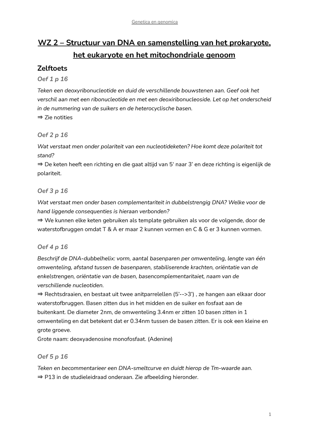 ZSO 2 – Structuur Van DNA En Samenstelling Van Het Prokaryote, Het ...