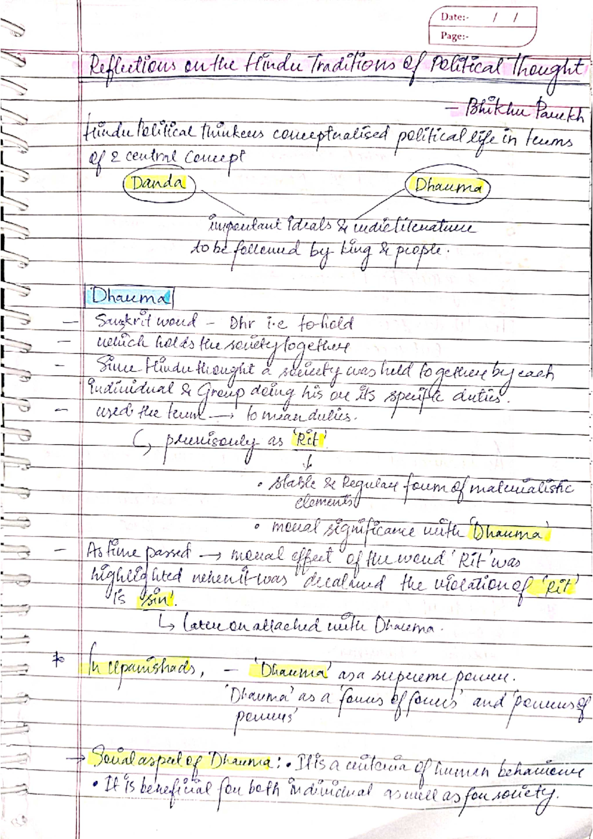 What is Indian in ipt - Summary Masters In Political Science - Studocu