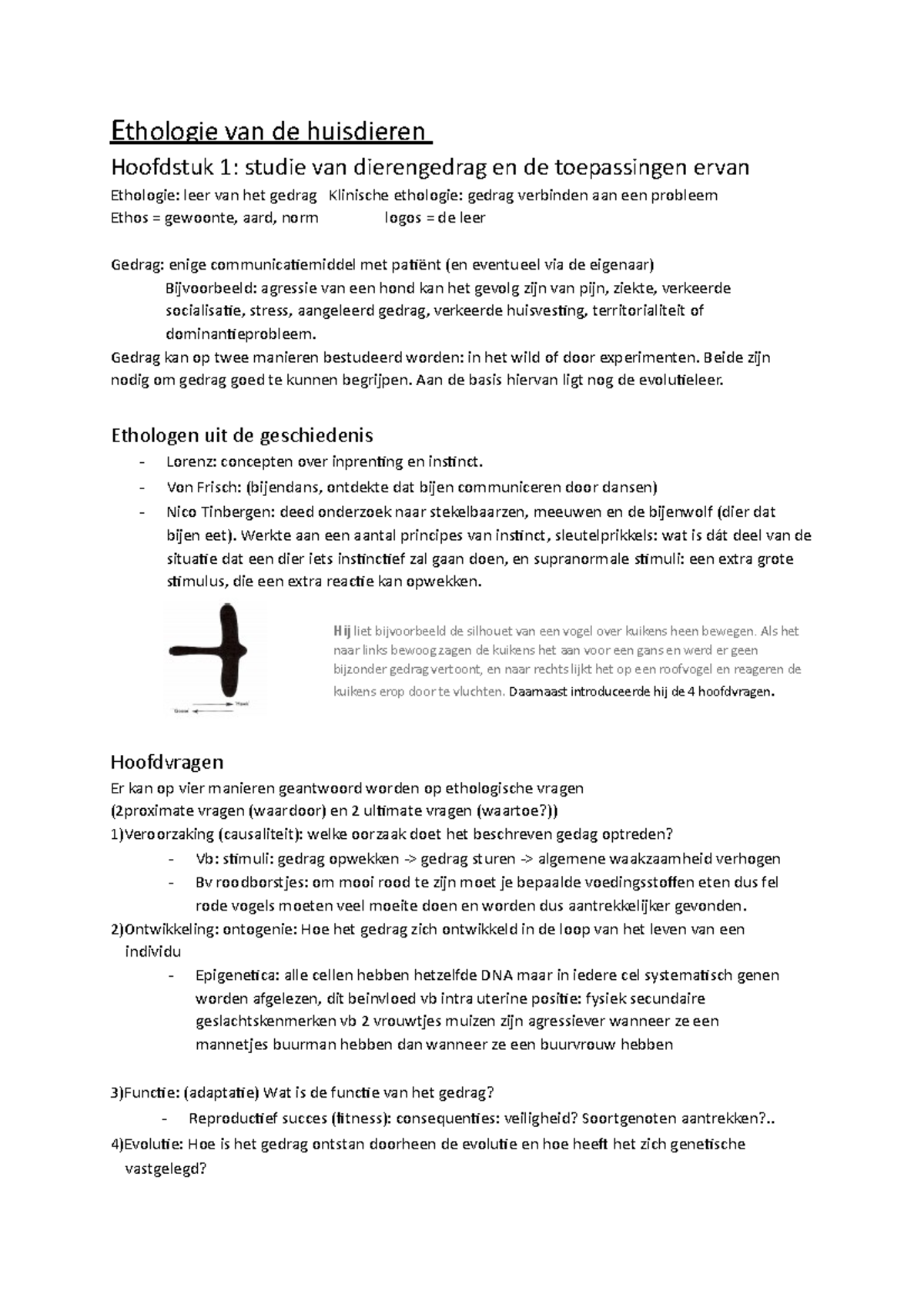 Samenvatting Examen Ethologie - E Thologie Van De Huisdieren Hoofdstuk ...