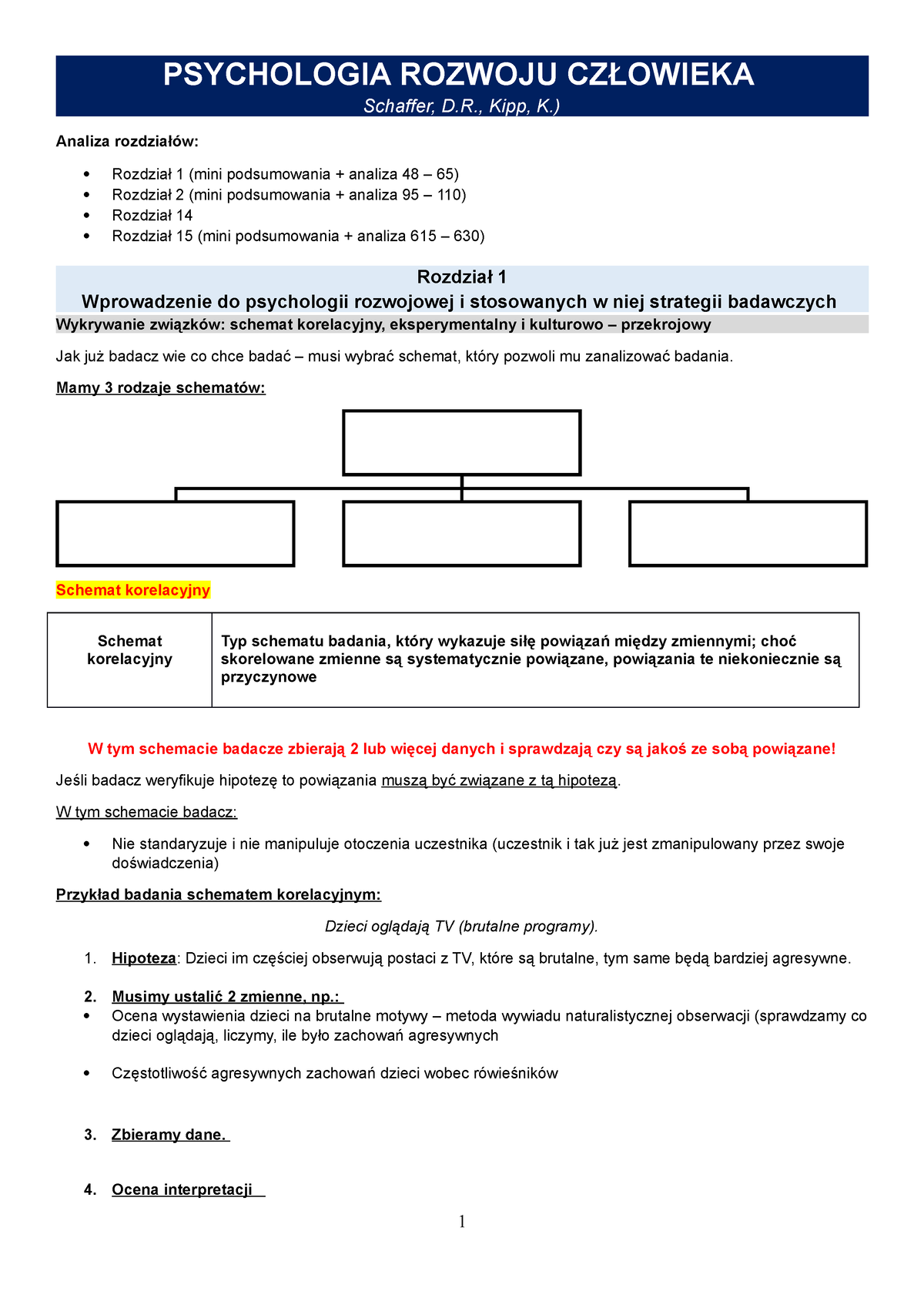 Schaffer 3 ćwiczenia Psychologia Rozwoju CzŁowieka Schaffer D Kipp K Analiza 4724