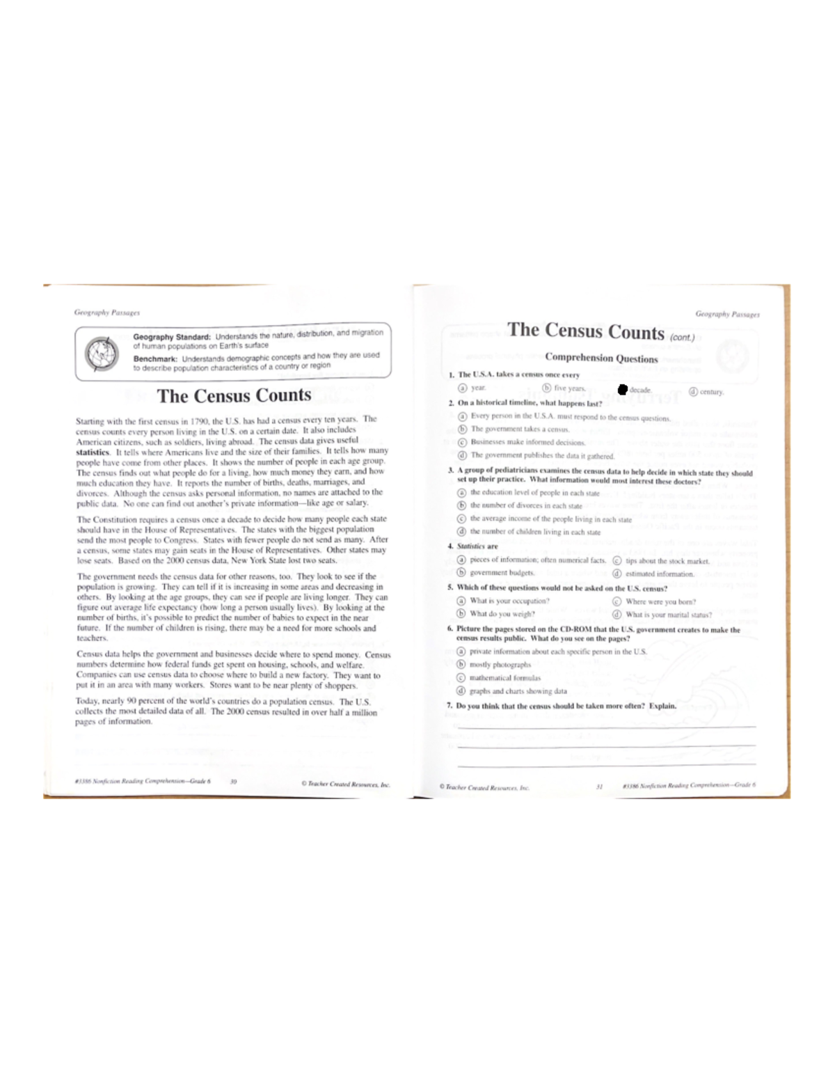 Edited - Kevin Caballero - The Census Counts - Geography Passages ...