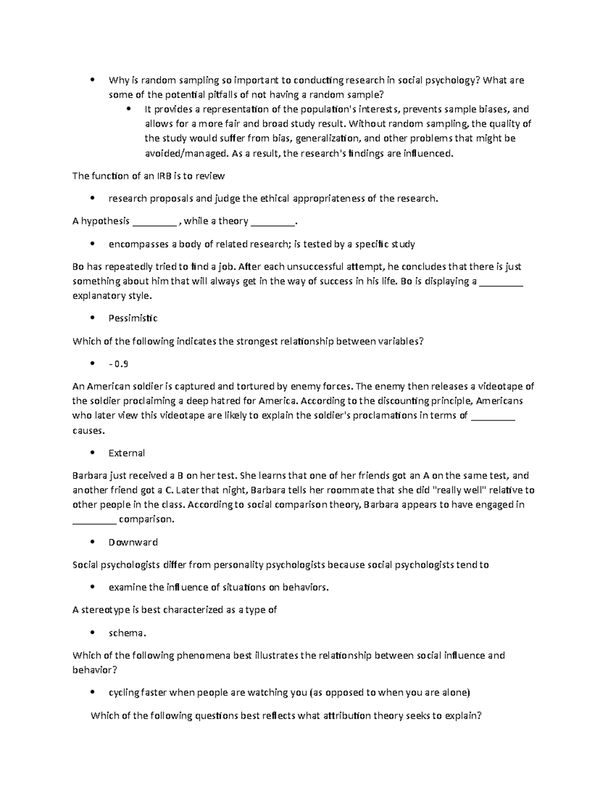 psy-362-exam1-exam-questions-and-answers-why-is-random-sampling-so