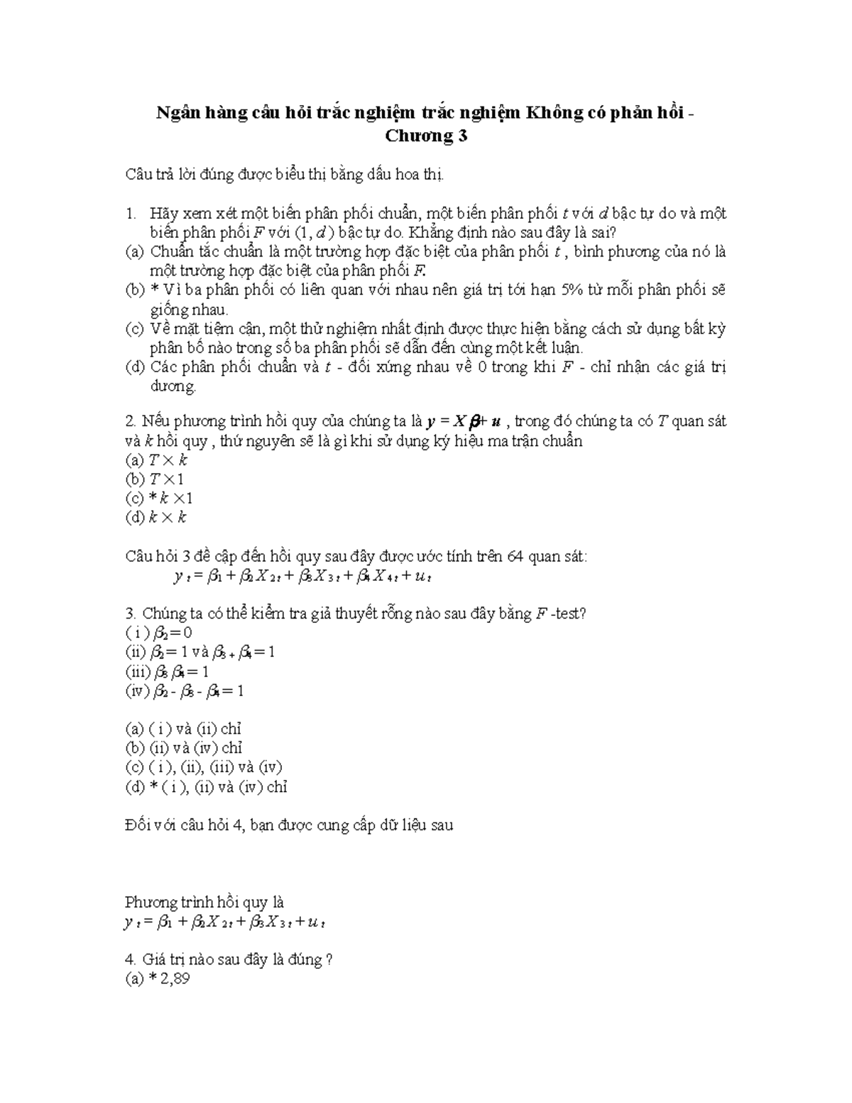 C3 Ktltc - question - Ngân hàng câu hỏi trắc nghiệm trắc nghiệm Không ...