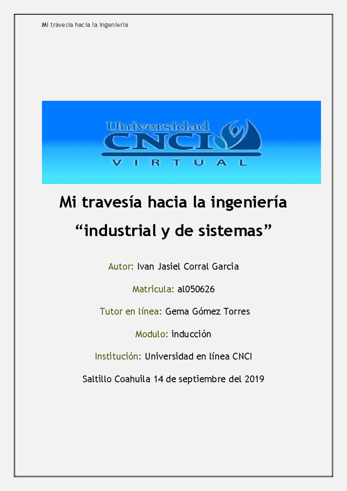 Proyecto Modular Curso Induccion Mi Travesía Hacia La Ingeniería