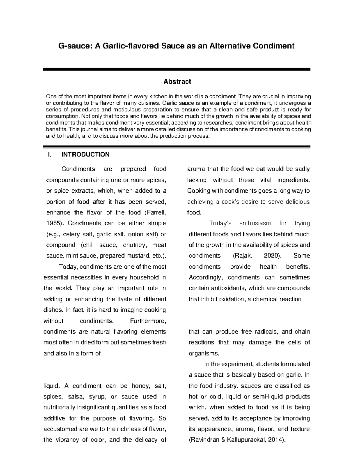 G Sauce A Garlic Flavored Sauce Recipe Gsauce A Garlicflavored