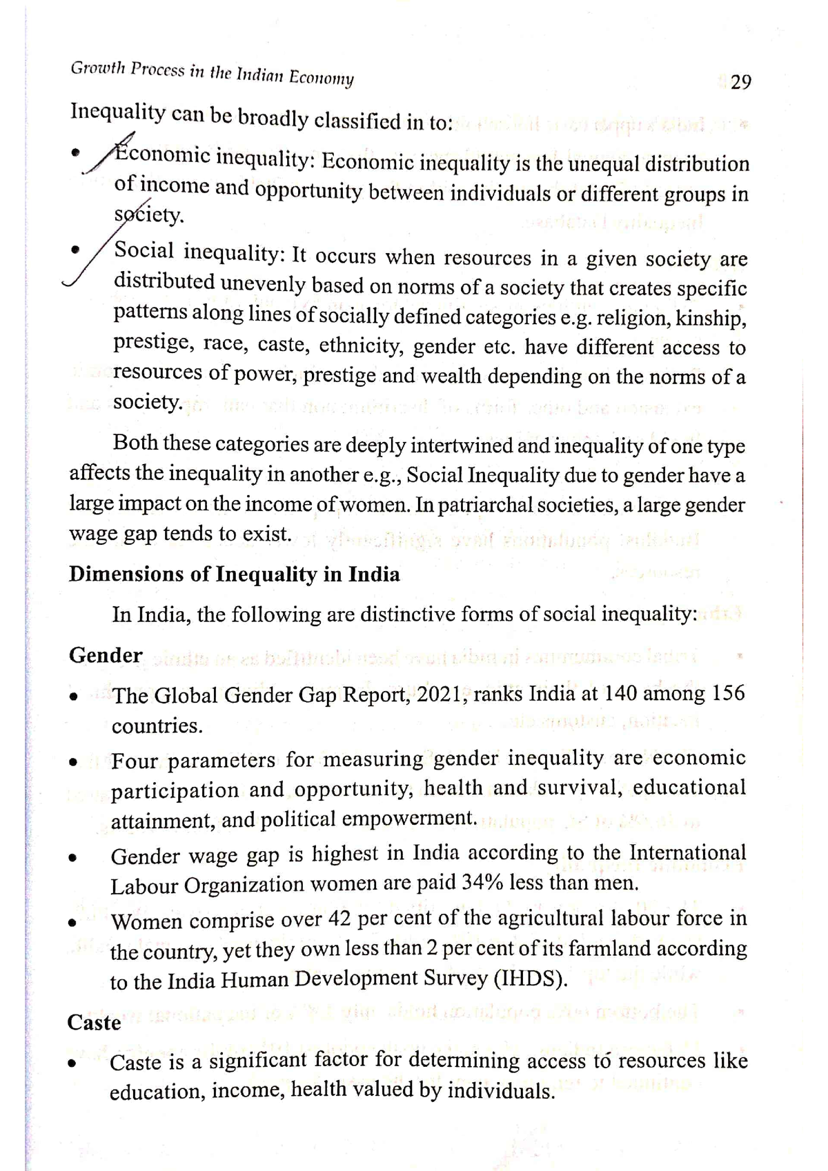 inequality in india essay