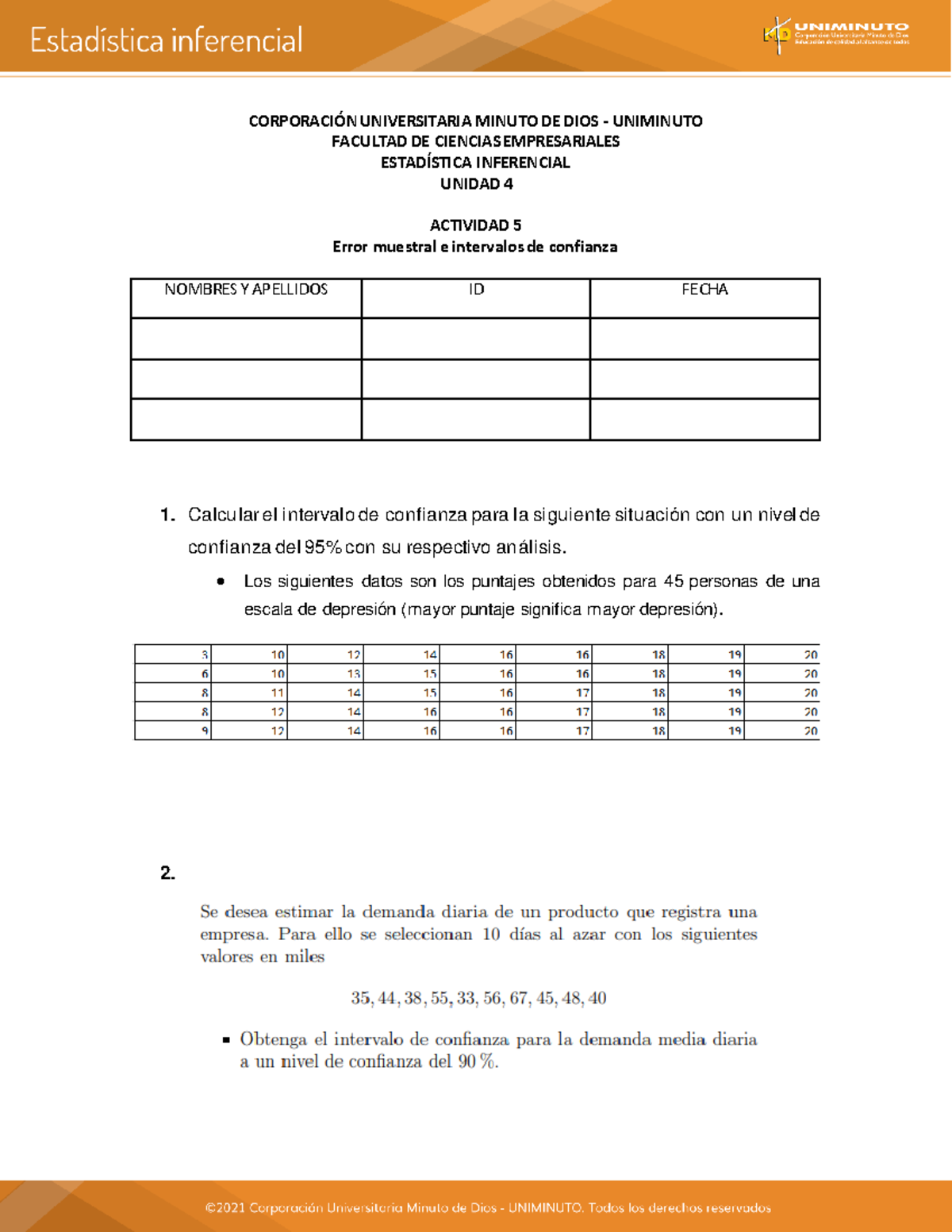 Actividad 5 Intervalos-error Muestral - CORPORACI”N UNIVERSITARIA ...